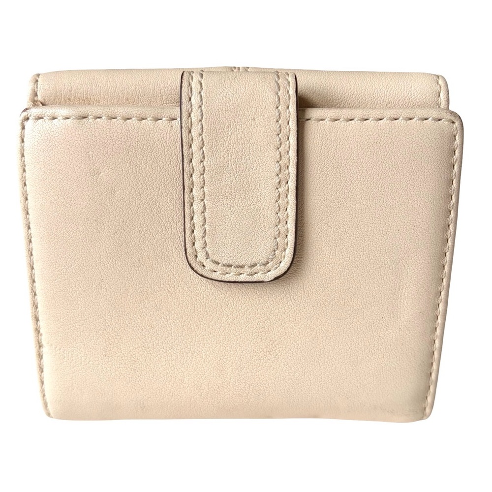 Coach Leather Wallet, Beige, Vintage - Picture 3 of 9